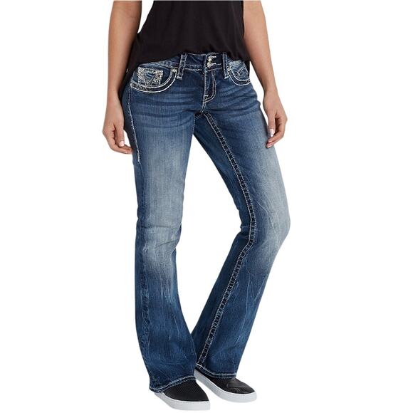 Vigoss The New York Slim Bootcut Jeans Sz 5/6 - Picture 1 of 10